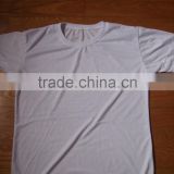 160 grams 100% organic cotton white t shirt for men made in China