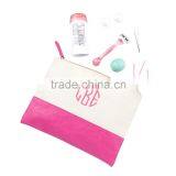 Wholesale Boutique Monogrammable Sullivan Zip Cosmetic Pouch thumbnail-1