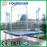 Gym Equipment Inflatable Square Trampoline with basketball board SX-FT(E)