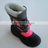 2014 Hot Sell Kids Winter Snow Boot Lace-up Warm Snow Cheap Boots CH-2043