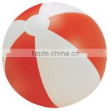 2016 EN71 certification fashion durable red/yellow inflatable rolling beach ball bouncing ball