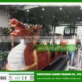 Funfair Amusement Outdoor Mini Roller Coaster Dragon Coaster for Sale thumbnail-1