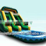 Palm Tree Inflatable Water Slide With Pool