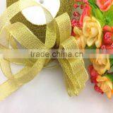 Wholesale Various Size Decorative Christmas Metallic Colored Ribbon for Packaging 25yards/roll thumbnail-6