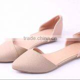 2016 Ladies Flat Shoes Snake PU Upper Pointed Toe Shoes Ladies Fancy Ballerina Shoes thumbnail-4