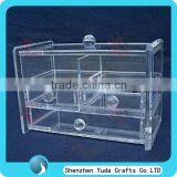 Free Standing Clear Acrylic Home Decoration Storage Case Acrylic Organizer Drawer Case thumbnail-1