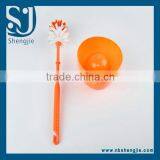 Trade Assurance Hot Selling Cheap Cleaning Clear Plastic Toilet Brush With Holder thumbnail-3