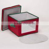 Fabric Thicken Protective Holiday Waterproof Cooking Salad Plate Storage Box thumbnail-3