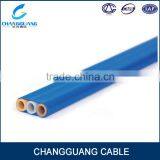 HDPE Flat Style Thicker Jacket Outdoor Fiber Optic Cable Microduct