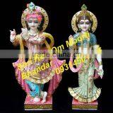 Religious Marble Statue of Radha Krishna