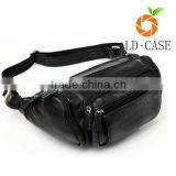 Wholesale Sport Men Leather Waterproof Waist Bag Belt Bag