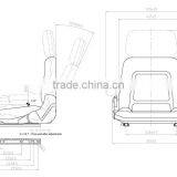 China High Quality Forklift Seat Competitive Price Tractor Seat Best Service Seat Factory thumbnail-3