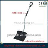 Plastic Snow Shovel With Bend Steel Handle thumbnail-1
