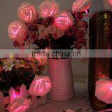 20 LED Rose Flower String Lights for Wedding Garden Party Christmas Decoration Warm White thumbnail-6