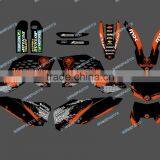 DST0311 TEAM GRAPHICS FOR 2007 2008 2009 2010 KTM SX SXF FULL SIZE MODELS AND 2008-2011 EXC XC FULL SIZE MODELS thumbnail-1