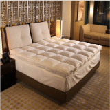 High Quality Ultra Soft White Goose Feather Memory Foam Quilted Mattress Topper