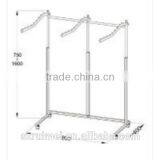 Waterfall Metal Display Rack for Clothing Store thumbnail-2