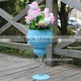 Facory Supply Blue Mosaic Vase thumbnail-1