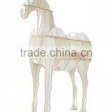 Puzzle Wood Craft Horse Table Book Shelves Creative Animal Furniture thumbnail-2