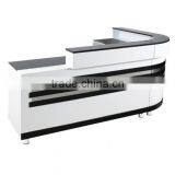 Nail Salon Reception Desk Solid Wood Office Table Design Receptionist Table F-CT01A thumbnail-1