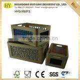 Factory Cheap Unfinshed Storage Wooden Tray on Sale thumbnail-2