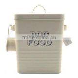 Metal Dog Food Storage Box With Scoop thumbnail-2