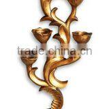 MW-1442-01 Antique Hanging Wall Art Decor With Candle Holder thumbnail-2