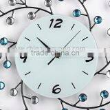 2015 China Wrought Iron Decorative Wall Clock With Diamond thumbnail-2