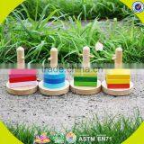 Wholesale Colorful Wooden Stacking Blocks Toy Beautiful Toddler Wooden Stacking Blocks Toy W13E001 thumbnail-6