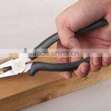 8" Japan Type Combination Pliers With Black Handle thumbnail-2