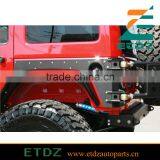 EVO MFG Rear Corner Rockskins For 07-16 Jeep Wrangler JK - Steel thumbnail-1