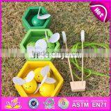 New Design Kids Funny Wooden Bee Toys Custom Children Wooden Cartoon Bee Toys W01B039 thumbnail-6