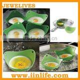 Non-toxic Microwave Silicone Egg Poachers, Egg Cooker thumbnail-1
