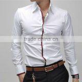 New Luxury Italian Mens Designer Shirts Fashion Casual Long Sleeve Shirts Slim Fit Shirts thumbnail-2