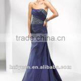 A Line Strapless Arabic Evening Dress thumbnail-1