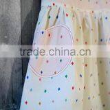 New Arrival Baby Clothes Wholesale Hot Sale White Cotton Cheap Children's Boutique Fashion 1-6 Years Old Baby Girl Dress thumbnail-4