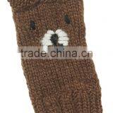 Winter Warm Cashmere Baby Set,wholesale Knitted Scarf Beanie and Glove Set thumbnail-2