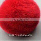 5-12cm Rabbit Fur Pompoms / Rabbit Fur Pom Poms / Rabbit Fur Pompons Keychain thumbnail-6