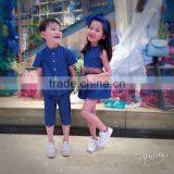 ShiJ Kids Clothes 2016 New Fashion Summer Kids Jeans Set Baby Girls Outfits thumbnail-6