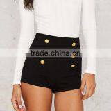 EY0580P Custom Fashion Design Your Own High Waisted Shorts Women thumbnail-2