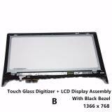New Touch Glass Digitizer + LCD Display Assembly + Bezel N140BGE-EB3 LP140WF3-SPL1 For Lenovo Flex 2 14 20404 Flex 2 14D thumbnail-4