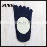Cotton Plain Invisible Toe Socks Prevent Athlete's Foot Moss Anti-odor Toe Socks thumbnail-5