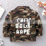 Spring Long Sleeve Printing Wholesale Boys Kids Denim Jacket thumbnail-2