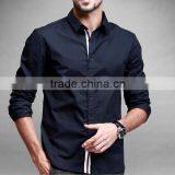 Fashion men beautiful shirt fancy dress shirt for men stitching