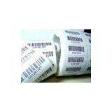 Serial Number Printed Adhesive Labels , Thermal Barcode Labels For Products
