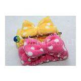 Convenient Dot-Printed Coral Fleece Headband , Hair Drying Turban thumbnail-1