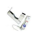 Knife Metal USB 2.0 Flash Drives Pendrive With Space Partition