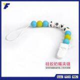 Hot Selling Silicone Materical Baby Pacifier Clips Chain for Kids thumbnail-2