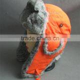 Bomber Rabbit Fur,Snow Hat,Warmer Earflap Hat Manufacturer