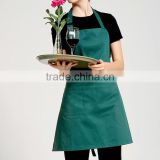 China factory buy green with pocket cotton T/C polyester OEM oil & waterproof promotion gift apron
